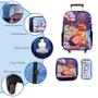 Imagem de Kit Mochila Infantil Masculina PK XD Rodinhas Tam G Cor Azul