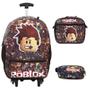 Imagem de Kit Mochila Infantil Masculina Rodinhas Roblox Envio 24hrs