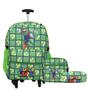 Imagem de Kit Mochila Infantil Masculina Super Luigi Juvenil Rodinhas