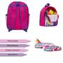 Imagem de Kit Mochila Infantil Menina Unicórnio Costas 3 Pçs Toys 2U