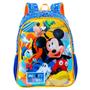 Imagem de Kit Mochila Infantil Mickey Mouse Disney Costas Tam G Estojo