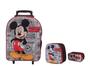 Imagem de Kit Mochila Infantil Mickey Mouse Jornal Preto