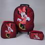 Imagem de Kit Mochila Infantil Minie Vermelha