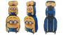 Imagem de Kit Mochila Infantil Minions Azul