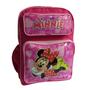 Imagem de Kit Mochila Infantil Minnie Mouse Rosa Costas Tam G