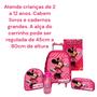 Imagem de Kit Mochila Infantil Minnie Rodinha Lancheira Térmica Estojo Duplo