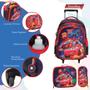 Imagem de Kit Mochila Infantil Relampago Mcqueen Rodinha Envio 24 Hrs