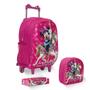 Imagem de Kit Mochila Infantil Rodinha Estampa Minnie Pre Escola Aulas