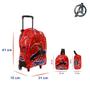 Imagem de Kit Mochila Infantil Rodinha Homem Aranha Spider Man