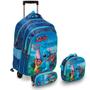 Imagem de Kit Mochila Infantil Rodinha Stitch 3D Lancheira Térmica