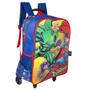 Imagem de Kit Mochila Infantil Rodinhas Com Estojo Superman Dc Comics