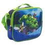 Imagem de Kit Mochila Infantil Rodinhas Escolar 3D - Hulk