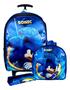 Imagem de Kit Mochila Infantil Rodinhas Patrulha STITCH HULK SONIC NARUTO HOMEM ARANHA