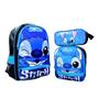 Imagem de Kit Mochila Infantil Rodinhas Patrulha STITCH HULK SONIC NARUTO HOMEM FERRO