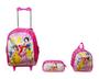 Imagem de Kit Mochila Infantil Rodinhas Princesa + Lancheira + Estojo