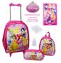 Imagem de Kit Mochila Infantil Rodinhas Princesa + Lancheira + Estojo