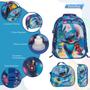 Imagem de Kit Mochila Infantil Stitch Costas Juvenil Grande 3 Peças