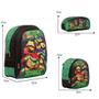 Imagem de Kit Mochila Infantil Tartarugas Ninja Costas Passeio Creche