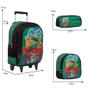 Imagem de Kit Mochila Infantil Tartarugas Ninja Rodinha Grande Creche