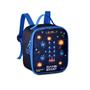 Imagem de Kit Mochila Lancheira Estojo Gamer Video Game Reforçada Resistente com Luzes Pisca Carrinho Rodinha