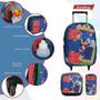 Imagem de Kit Mochila Masculina De Rodinha Sonic Grande Envio 24 Hrs