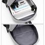 Imagem de Kit Mochila Masculina Escolar Notebook Bolsa Transversal Masculina Necessaire