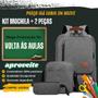 Imagem de Kit mochila Masculina Feminina com Bolsa Media Estojo Para o seu Dia a Dia Escola Faculdade Trabalho