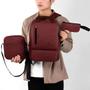 Imagem de Kit mochila Masculina Feminina com Bolsa Media Estojo Para o seu Dia a Dia Escola Faculdade Trabalho
