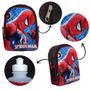 Imagem de Kit Mochila Masculina Reforçada Infantil Spider Man Costa