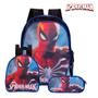 Imagem de Kit Mochila Masculino Infantil Spider Man G Escolar Costa