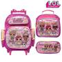 Imagem de Kit Mochila Menina de Rodinhas LOL Completa Rosa Toys 2U