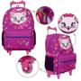 Imagem de Kit Mochila Menina de Rodinhas Marie Completa Roxa Toys 2U