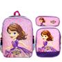 Imagem de Kit Mochila Menina Princesa Sofia com Lancheira Infantil