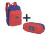 Imagem de KIT Mochila Notebook Mj48353up + Estojo Vermelho - Et40220up