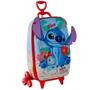 Imagem de Kit Mochila Roda Tripla 3D + Lancheira Stitch Praia Maxtoy DIPLOMATA