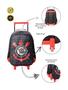 Imagem de Kit Mochila Rodas+Lancheira+Estojo D+Bolsa Saco Corinthians