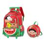 Imagem de Kit Mochila Rodinha c/ Alça + Lancheira Magali