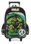 Imagem de Kit Mochila Rodinha G + Lanch Infantil Avengers Hulk Luxcel