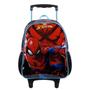 Imagem de Kit Mochila Rodinha Homem Aranha Spiderman Xeryus Azul 11660