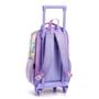 Imagem de Kit Mochila Rodinha Infantil Escolar Menina Girl Power Com Chaveiro