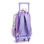 Imagem de Kit Mochila Rodinha Infantil Escolar Menina Girl Power Com Chaveiro - Seanite