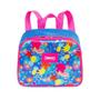 Imagem de Kit Mochila Rodinha Infantil Lancheira Estojo Sestini Floral