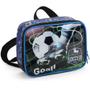 Imagem de Kit Mochila Rodinha Lancheira Championship Soccer Goal Preto