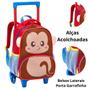 Imagem de Kit Mochila Rodinha Lancheira Estojo Creche Infantil ZOOP