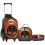 Imagem de Kit Mochila Rodinha Lancheira Estojo Infantil Space Nasa Astronauta Denlex Escolar