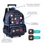 Imagem de Kit Mochila Rodinha Vídeo Game Com Luz Lancheira Estojo Triplo