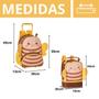 Imagem de Kit Mochila Rodinhas Abelhinha '15 C/ Lancheira Térmica Abelha Escolar/Creche Infantil - Clio