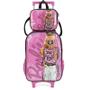 Imagem de Kit Mochila Rodinhas e Lancheira Barbie by Luxcel Ref.39102