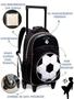 Imagem de Kit Mochila Rodinhas Infantil Masculina Escolar Bola Futebol