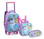 Imagem de Kit Mochila  Rodinhas Infantil Menina Princesinha Kt14542